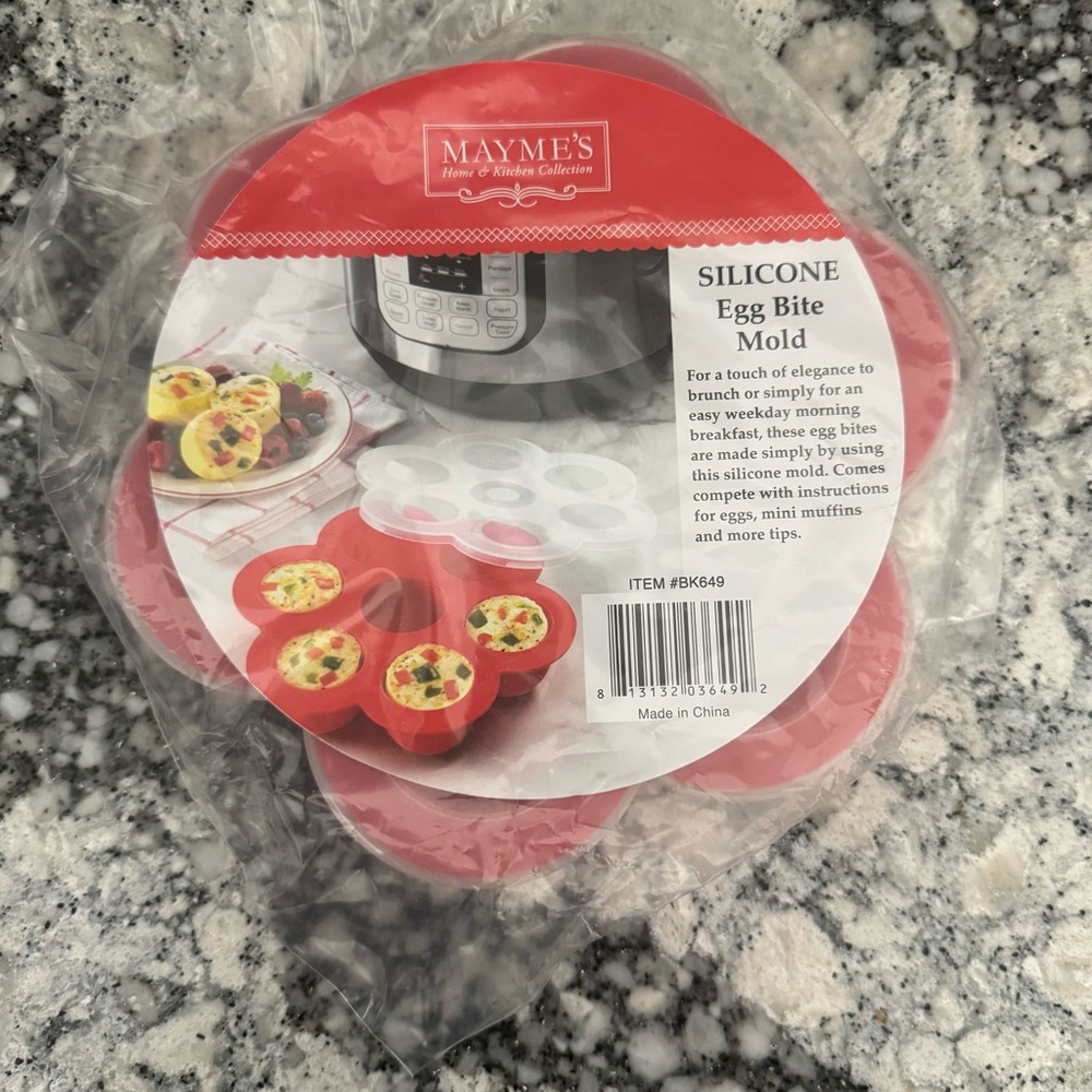 Mayme's Silicone Egg Bite Mold, brand new